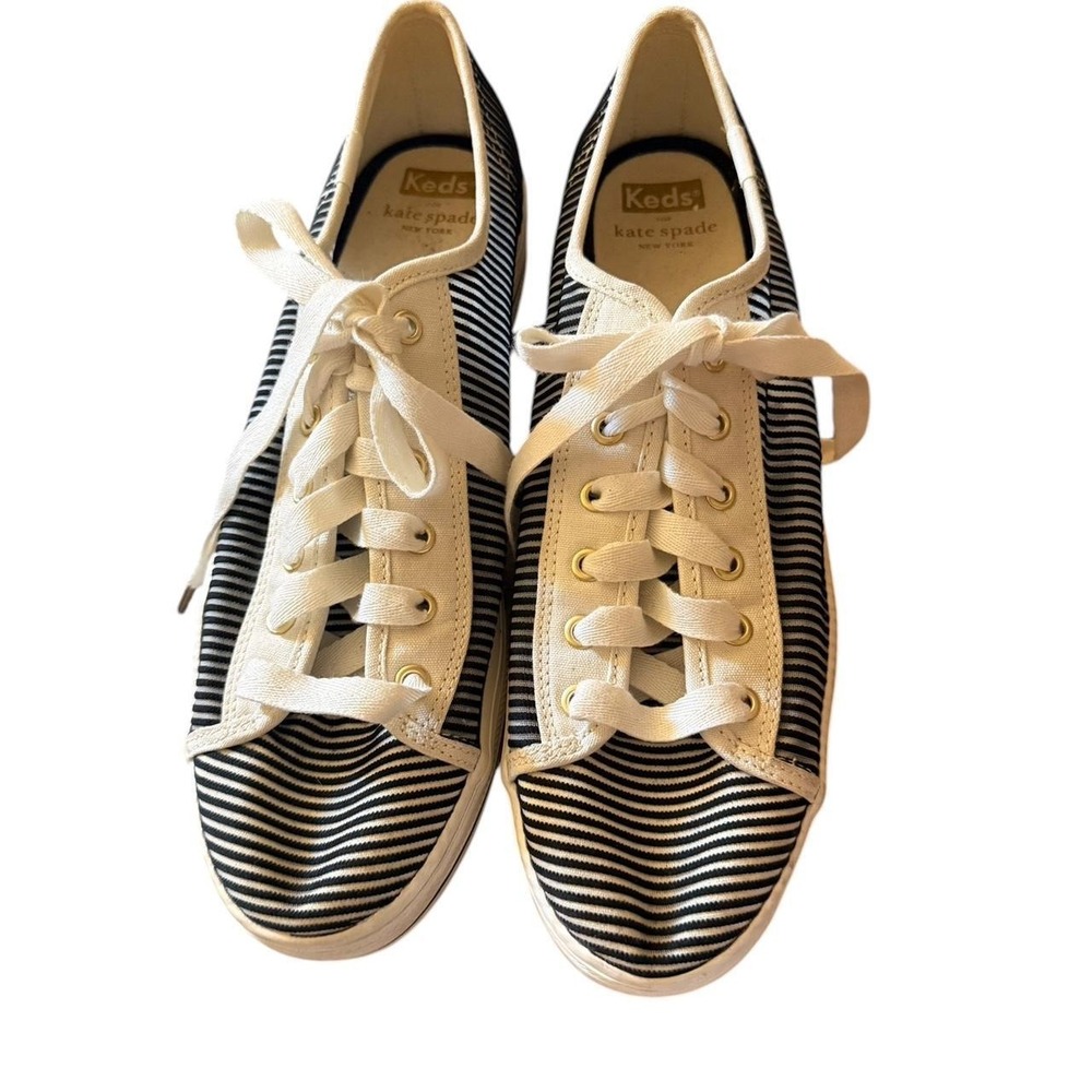 Keds x Kate Spade New York Triple Deck Striped Platform Sneakers